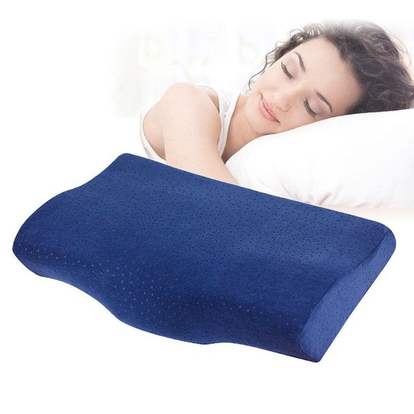 

pillow memory foam sleeping pillows comfortable cervical orthopedic butterfly shaped slow rebound head neck care health