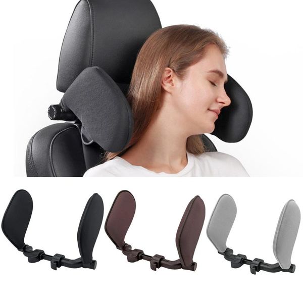 

seat cushions car headrest support on sides cervical spine comfort memory foam pad neck pillow sleep side head for adults child