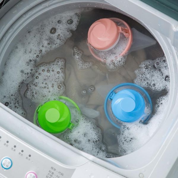 

storage bags washing machine filter mesh hair removal device floating protection bag suction artifact