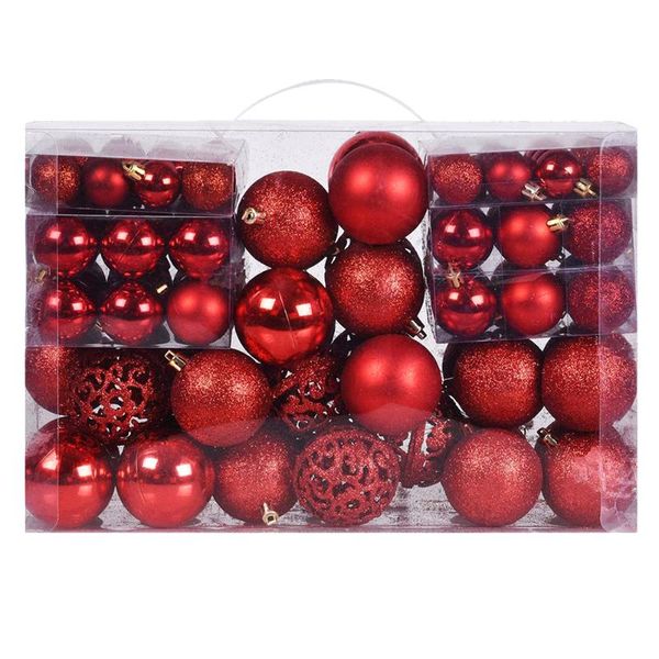 

party decoration ball 100 pcs christmas home hollow gift box 3-6cm accessories tree