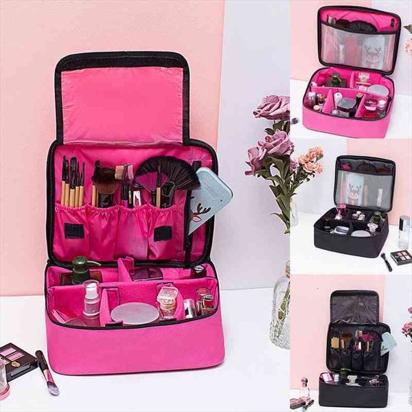 

cosmetic make-up toiletry washing bag beauty case travel organizer pouch holder