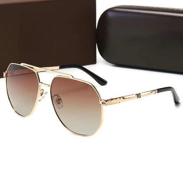 

2021 fashion sunglasses rimless gold plated square frame retro polarized luxury men women sunglasses eyewear, White;black