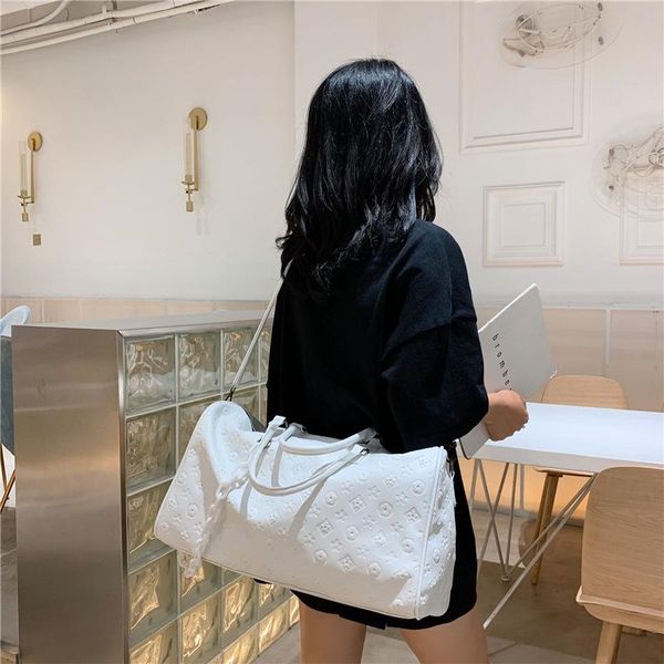 

duffel bags travel tourism female short-distance shou ti dai zi backpack mass fitness storage bag
