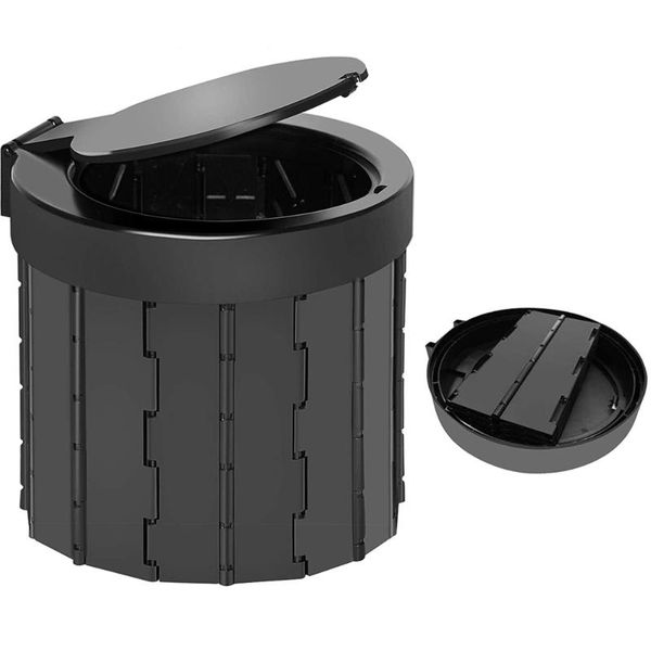 

parts portable folding toilet commode washable for outdoor camping rv travel self-driving tour emergency children's aldult use