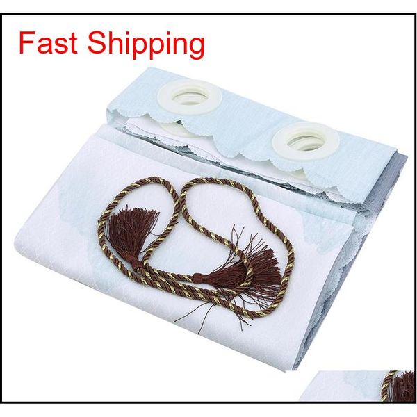 

nordic style blackout household door curtain landscape blue curtain partition home bed jlltll mywjqq