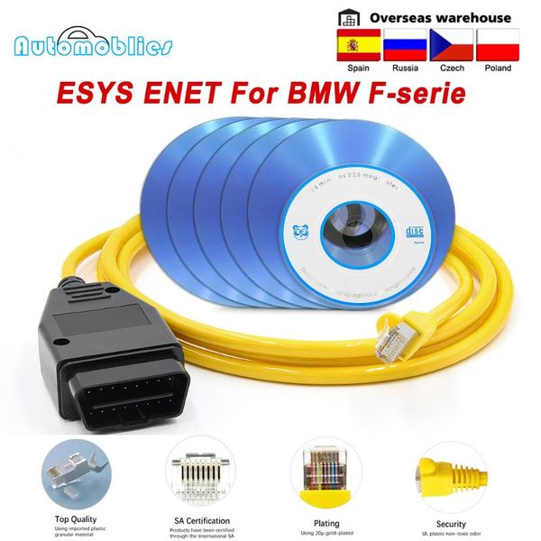 

diagnostic tools esys enet cable for f-serie refresh hidden data e-sys icom coding ecu programmer tool