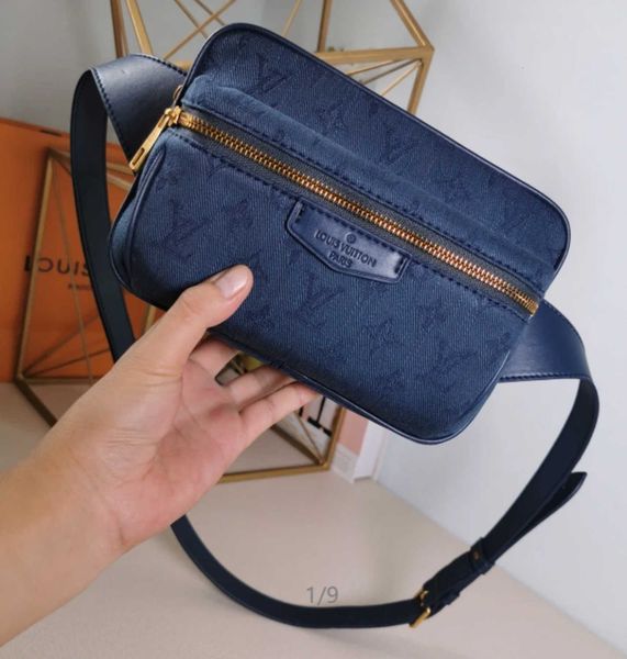 

the handbags shoulder bag brand new denim embroidered designer iconic handles luxury bags totes cross body ale#m44741 clutches m44623 ev