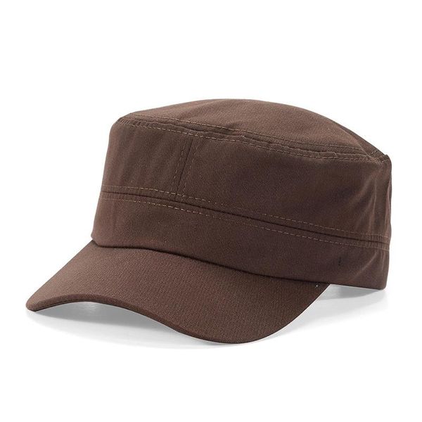 Cappelli a tesa larga 2021 da uomo e da donna pesca all'aperto alpinismo traspirante cappello militare flat top lavagna luminosa visiera parasole coreano S