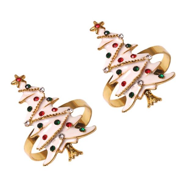 

napkin rings 2pcs tree shape christmas xmas holders