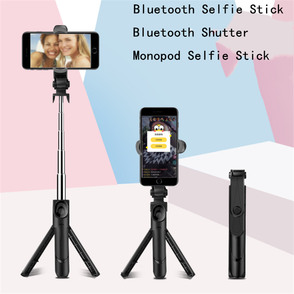 

3 in 1 selfie stick phone tripod extendable monopod with bluetooth remote for smartphone selfie stick