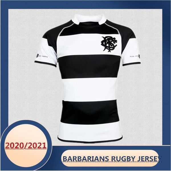 

2020/2021 barbarians rugby jersey size:s--5xl (print custom name and number)the quality is perfect. delivery, Black