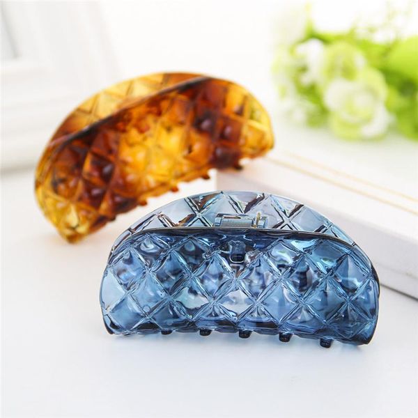 

hair clips & barrettes fashion accessories resin carve square claw jaw for women girls hairwear tiara, Golden;silver