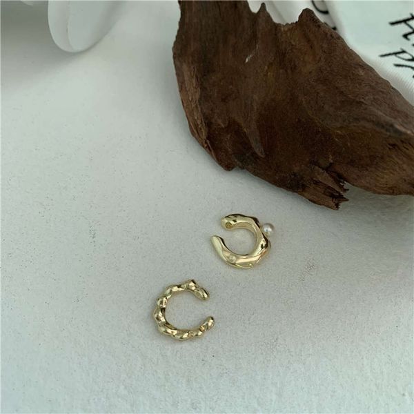 

hbp korean designer fashion circle fashionable cochlear metal no hole bone ear clip for male and female lovers, Silver
