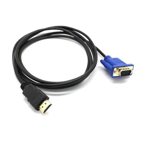 

audio cables & connectors 1/1.8/3/5m -compatible cable to vga hd with adapter drop