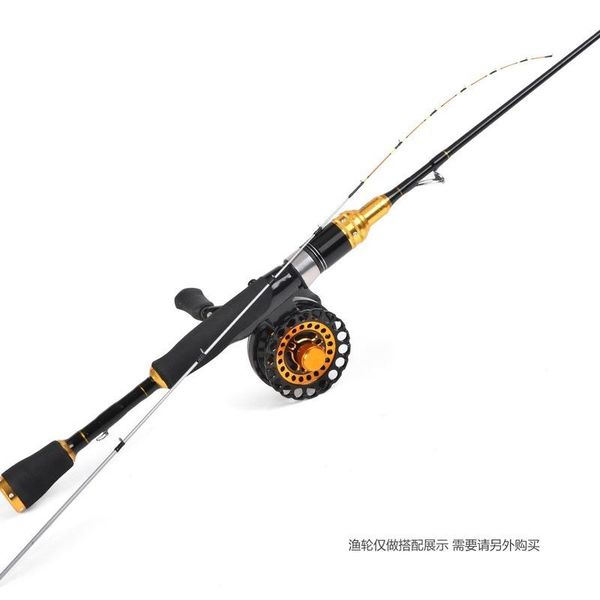 

boat fishing rods 1m semi-titanium alloy raft rod soft winter ice pole fiber reinforce super light tackle