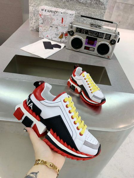

2021 multi-colored super king casual shoes luxury brand men's women's sneakers, Black