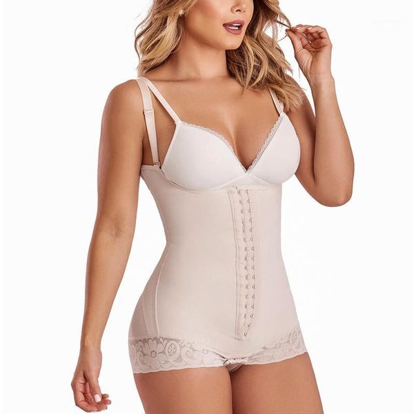 

women's shapers fajas colombianas shaper hipster girdle with 2 line front hooks, perineal area crotch covered back skims kim kardashian, Black;white