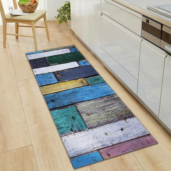 

carpets home hallway balcony floor mat wood pattern bathroom anti-slip long rug kitchen bedroom living room carpet entrance doormat