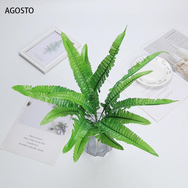 

decorative flowers & wreaths fake plant 14 leaves artificial plants home decor outdoor decorations for garden artifical grass room aesthetic