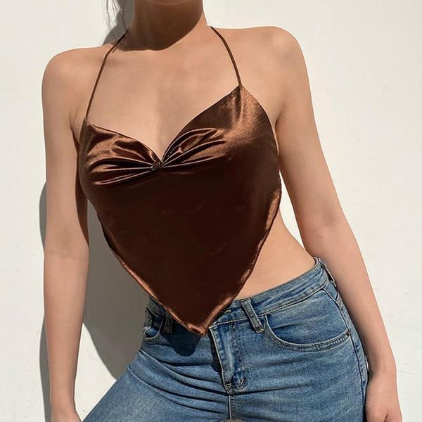 

tank ruched floral women frill v neck camisole for party, White