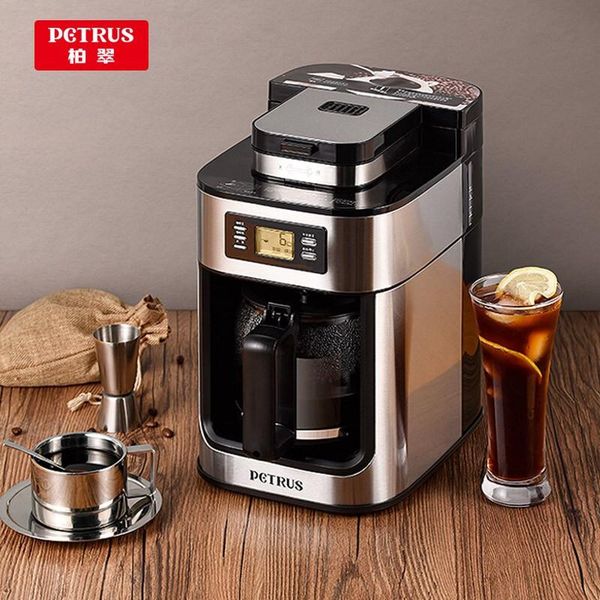 

full automatic coffee maker household american style drip espresso machine for grinding bean coffe machine portable coffee maker