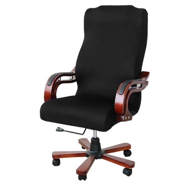 

chair covers removable universal elastic stretchable dustproof office cover protective computer seat soft modern solid slipcovers home