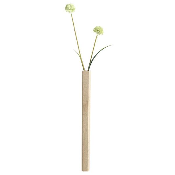 

vases durable wall hanging mildew proof plant holder living room balcony flower pot wooden vase minimalist easy install home decor