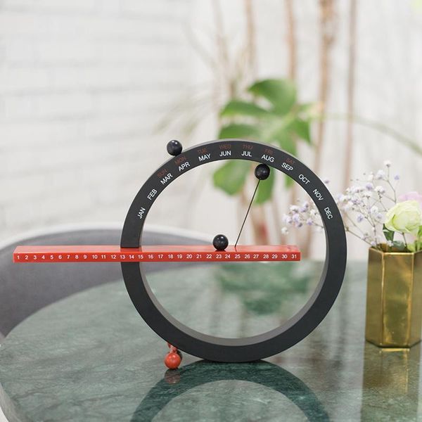 

novelty items creative perpetual calendar wall home decor european style living room bedroom ornaments