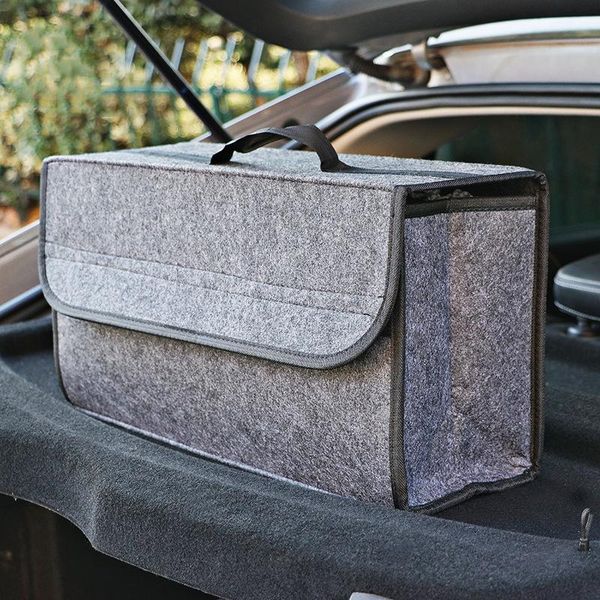 

car organizer trunk storage box seat long 50 cm black stowing tidying