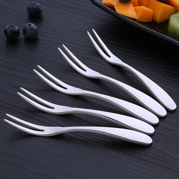 

forks 304 stainless steel fork fruit set children's knife and creative cartoon check fork.