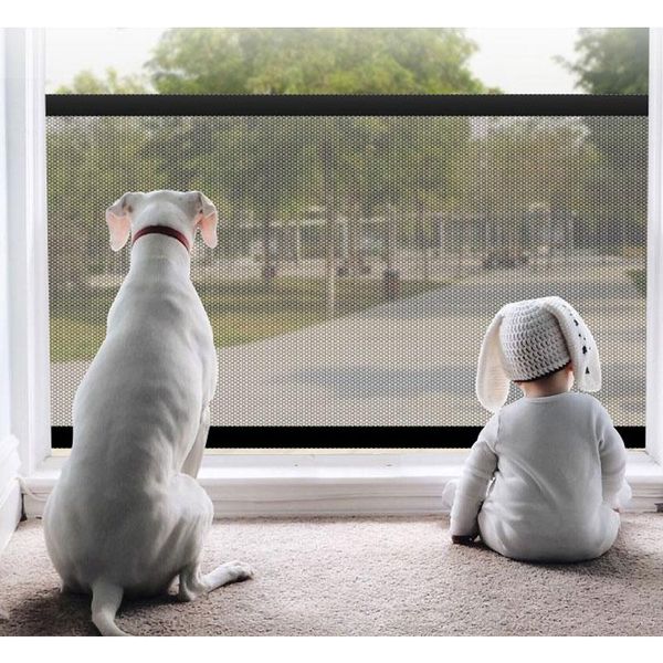 

kennels & pens pet dog cat fence mesh anti-cat into the bedroomdoor curtain household gate safe guard safety enclosure supplies