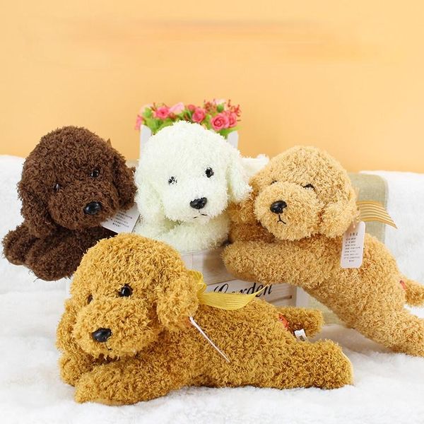 Bonita cão brinquedos de pelúcia pelúcia boneca boneca macio crianças brinquedo presente de aniversário por atacado