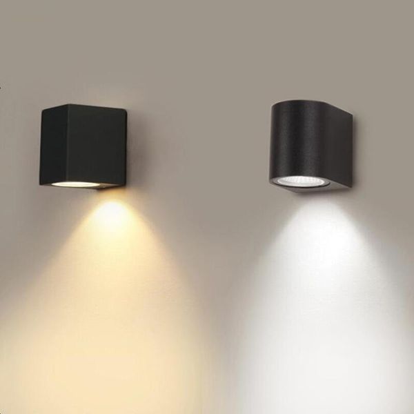 

5w led outdoor lighting wall light lamp exterior outside up down cob led porch light waterproof ip65 garden wall sconces