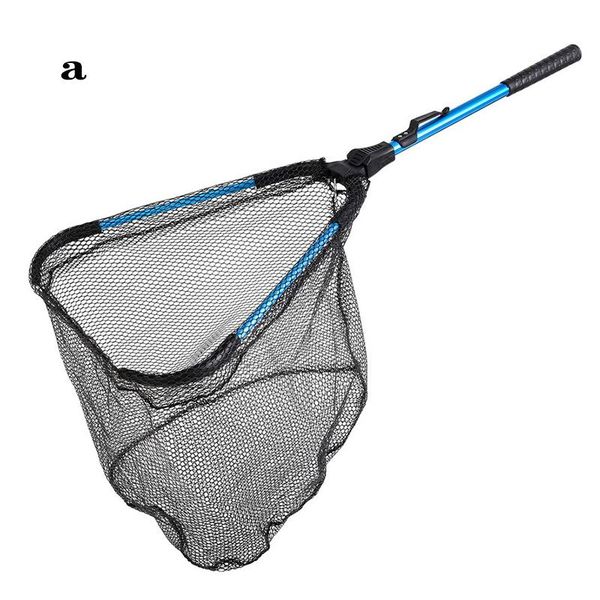 

fishing accessories collapsible net aluminum alloy single section hand