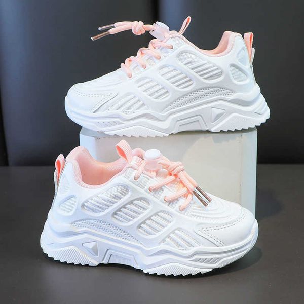 

for kids shoes for boys girls super mesh plus size flats running shoes sports sneaker damping autumn walking g1025, Black;red