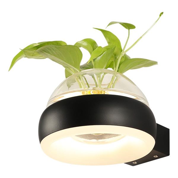 

wall lamp nordic acrylic plant modern bar cafe restaurant led lights living room kitchen bedroom bathroom decor sconce