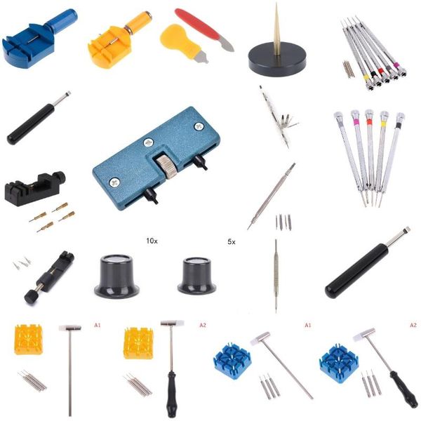 Reparatur-Werkzeug-Sets, 1/5 Stück, universeller verstellbarer Uhrenwerkzeug-Öffner, Gehäuse-Entferner, Schraube, Batteriewechsel, Uhrmacher-Öffner