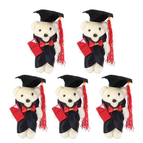

5pcs standing graduation bear in cap adorable graduation bear (with cap)