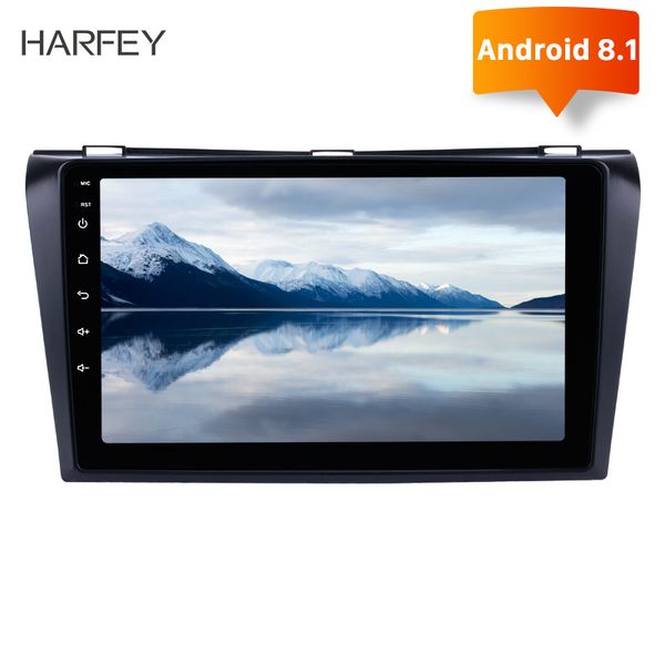 

gps car dvd multimedia player android radio 2din for 2004-2009 mazda 3 9 inch stereo support dab+ tpms