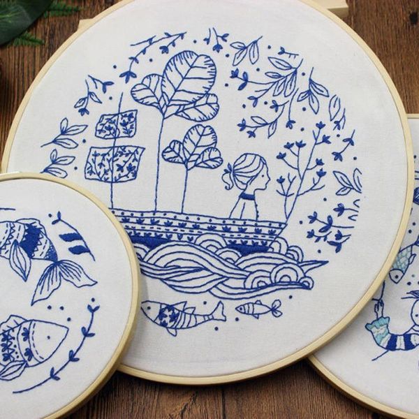

other arts and crafts 3d european embroidery materials package pool patterns diy cross stitch kits handmade sewing supplies needlework set