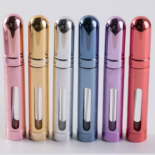 

storage bottles & jars 10/30pcs 12ml perfume bottle mini metal sprayer refillable aluminum atomizer travel size