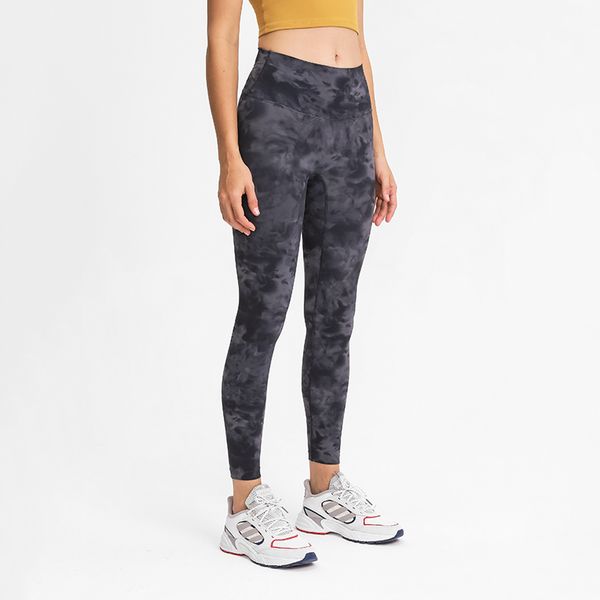 

tie dye anti cellulite yoga pants sport legging women no camel toe squat proof workout leggings naked feel high waist gym leggin, White;red