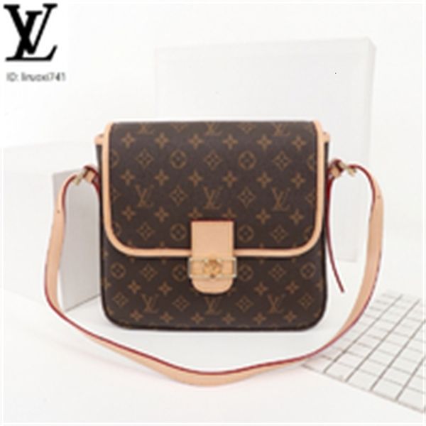 

brand designer luxury d7l6 m51422 vintage old flower messenger bag women handbags iconic bags handles shoulder bags totes cross body bag, Red;black