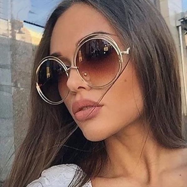

round sunglasses women brand designer vintage retro oversized sunglass female sun glasses for mirror, White;black
