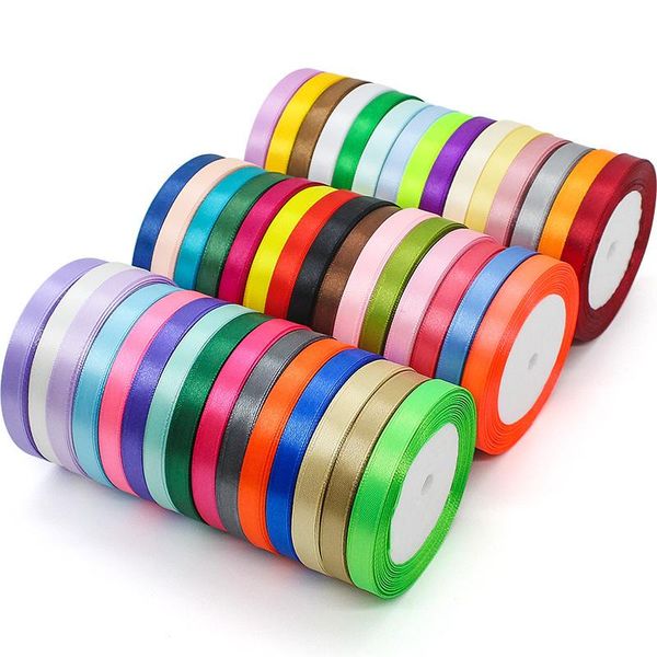

party decoration 25yards/roll1cm 22m ribbon for wedding birthday gift wrapping christmas halloween festival supplies diy crafts