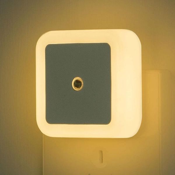 

night lights led light with sensor warm white eu us plug lamp for children room corridor stairs kitchen bedroom