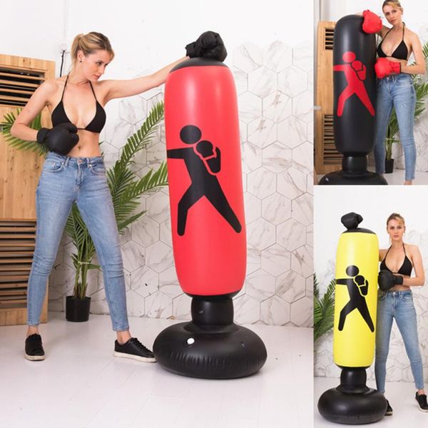 

inflatable punching bag boxing kicking sandbag fitness training children stress relief toys gym kids boxing training targe
