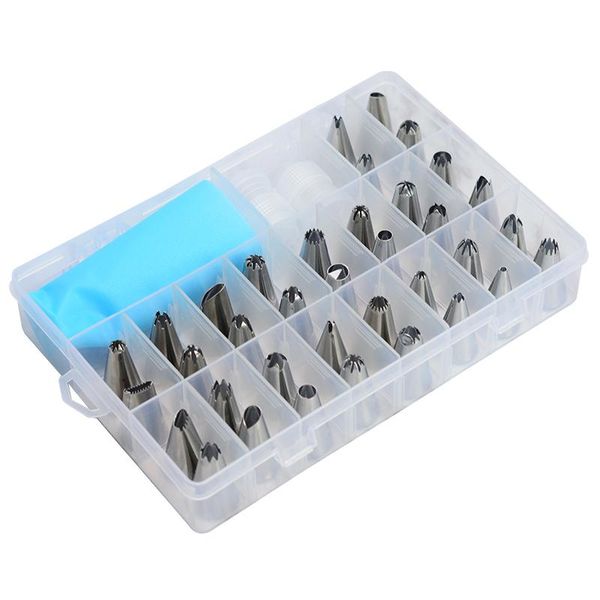 

baking & pastry tools 24/32 pcs decorating tip sets practical stainless steel kitchen creative durable cake flower bakeware organizer