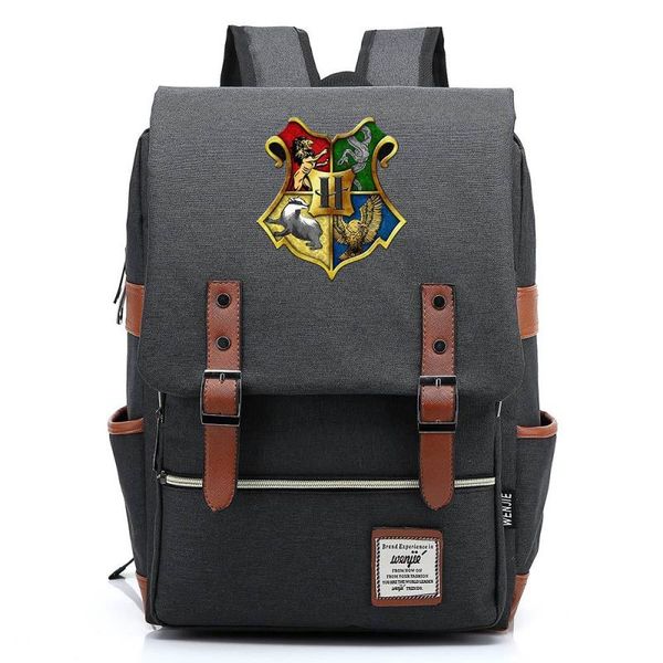 

canvas cosplay student magic school retro potter bag school props backpack backpack high girl boy quality hafvq