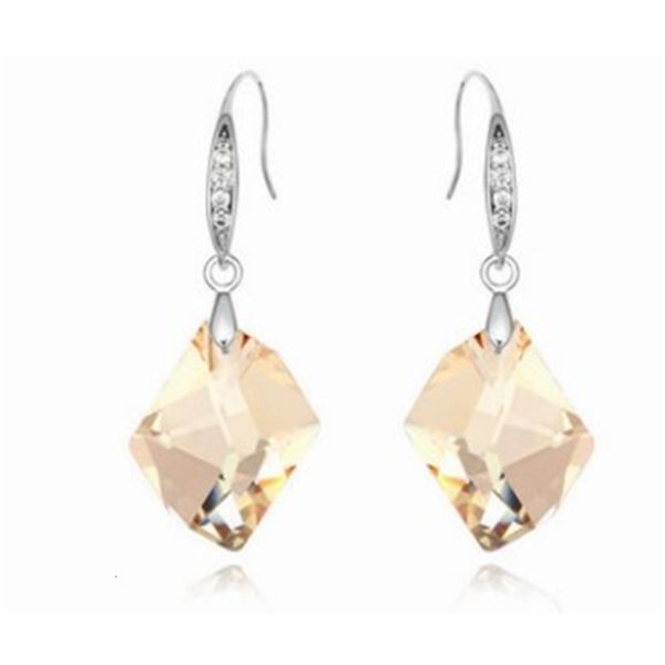 

noble low price more color diamond crystal jade 925 silver lady's earigns 39.41rtrf